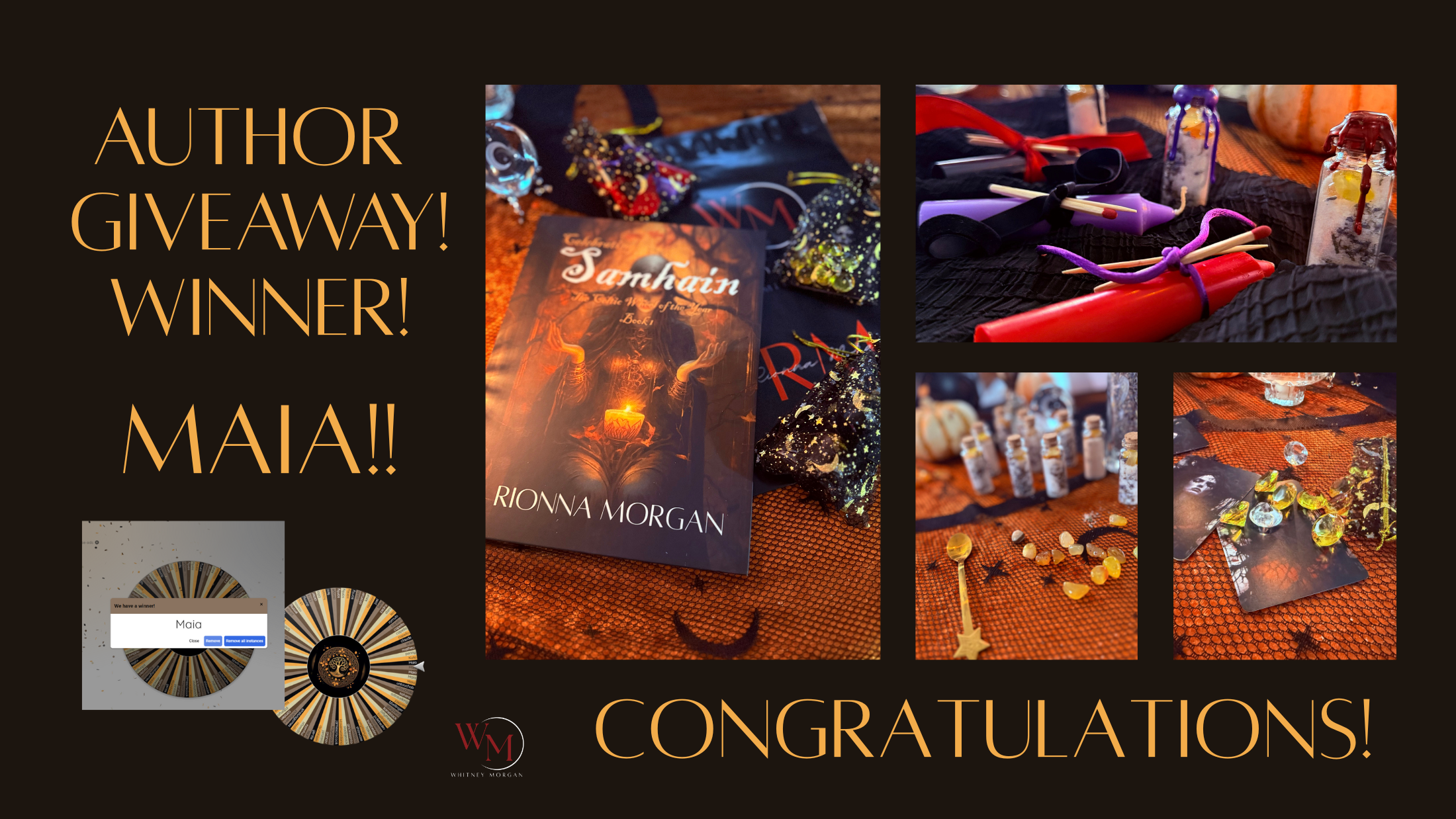 CELEBRATING SAMHAIN by Rionna Morgan - Giveaway Winner Announced